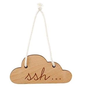 Baby / Infant SHHHHHH Wood Door Sign